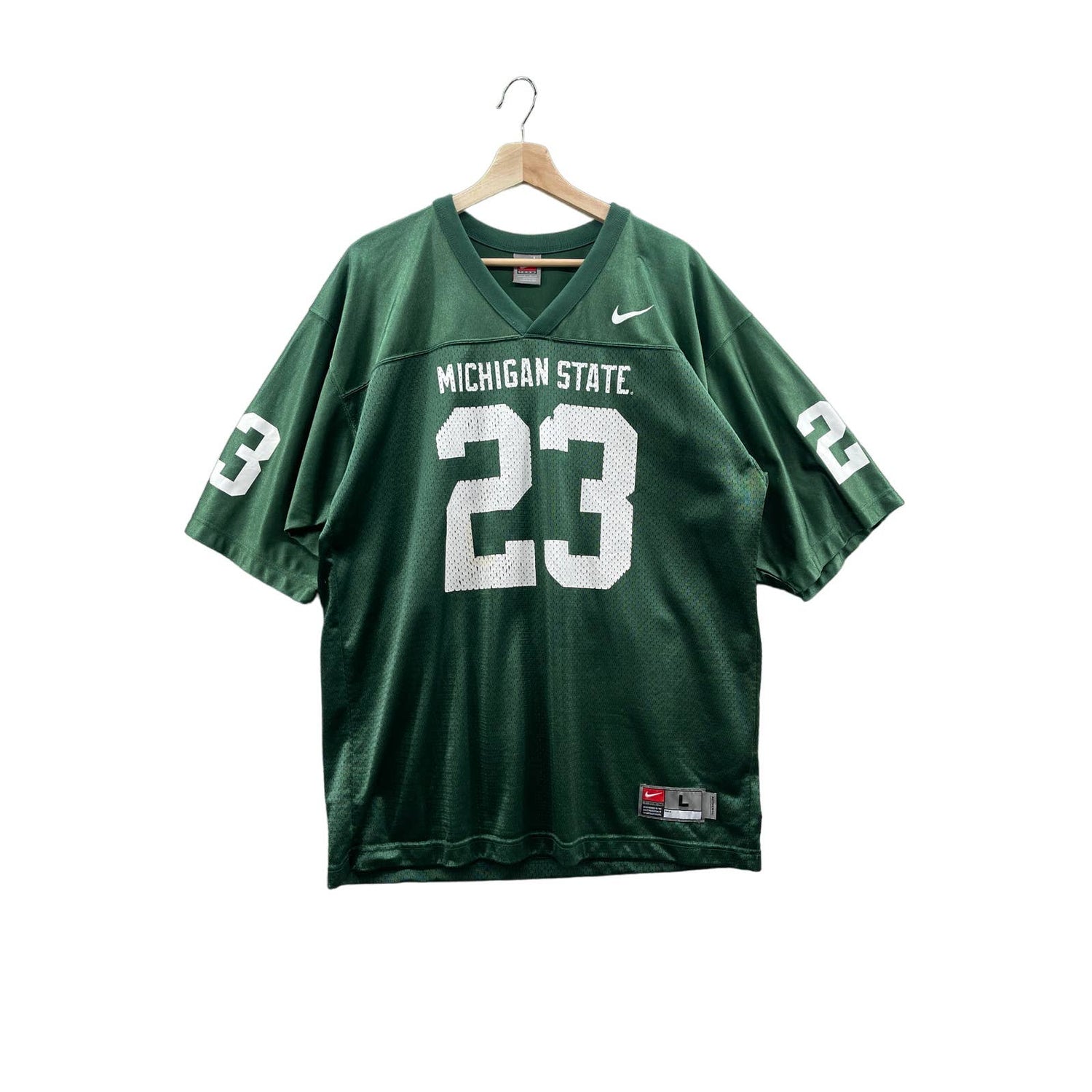 Vintage Nike Michigan State #23 College Football Team Jersey