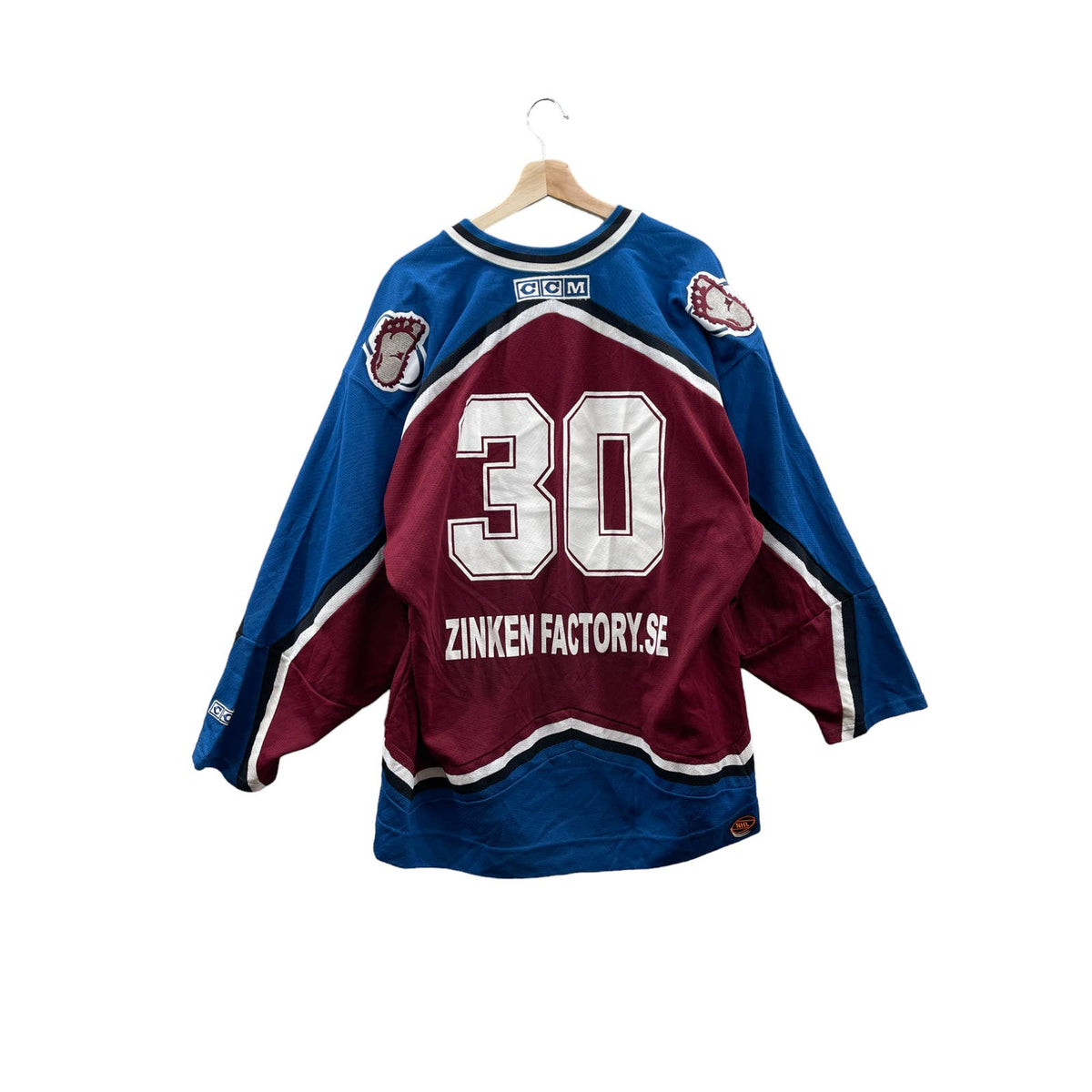Vintage 2000's CCM Authentic Colorado Avalanche NHL Hockey Jersey