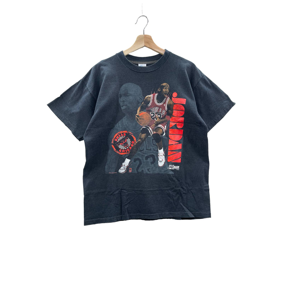 Vintage 1990 Chicago Bulls Michael Jordan Salem Graphic T-Shirt