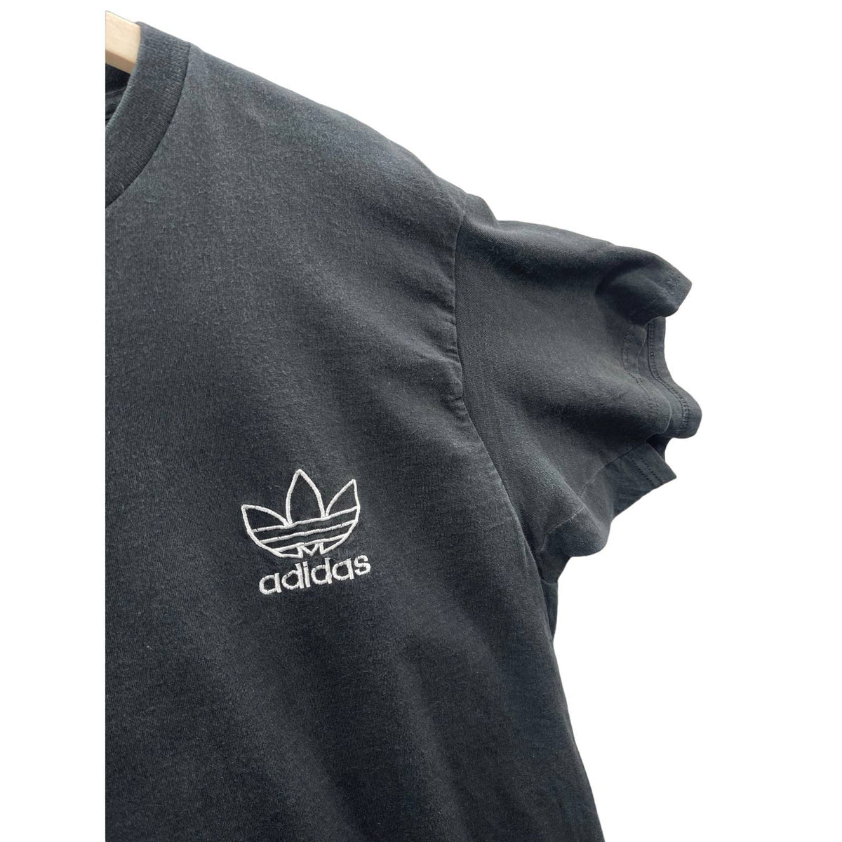 Vintage 1990's Adidas Embroidered Corner Logo T-Shirt