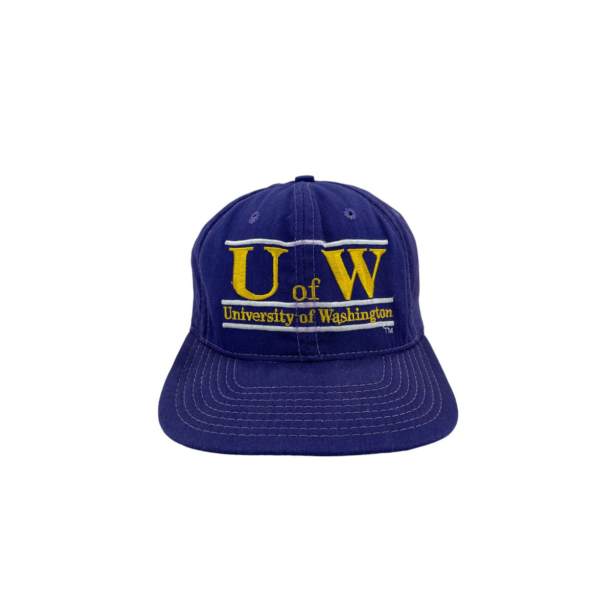 Vintage 1990's University of Washington The Game Logo Snapback Hat