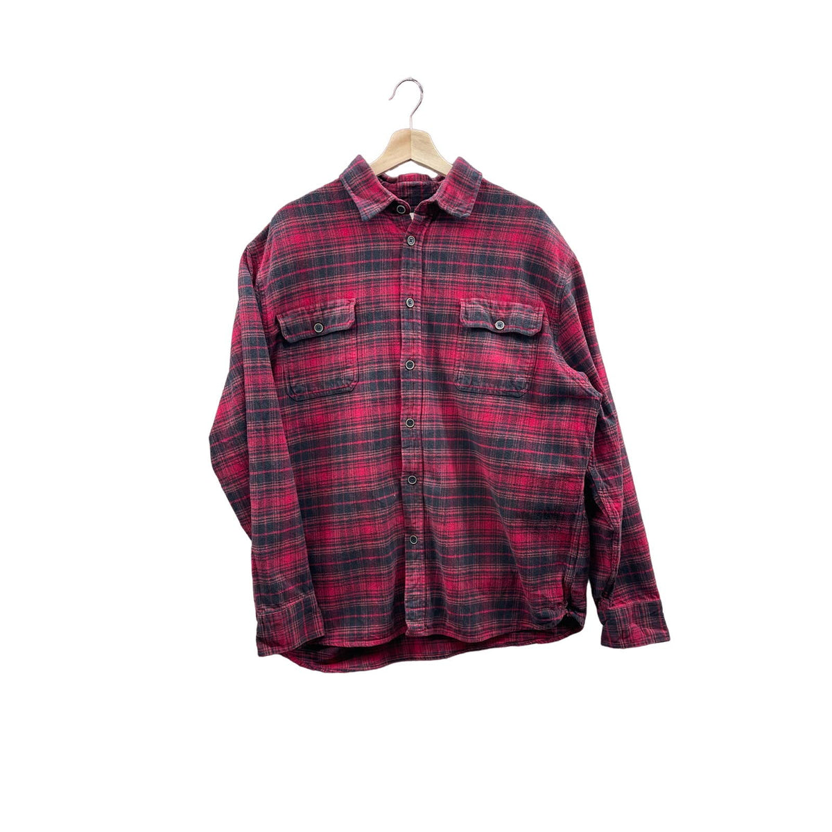 Vintage Jachs Midweight Red Checkered Button Up Flannel Shirt