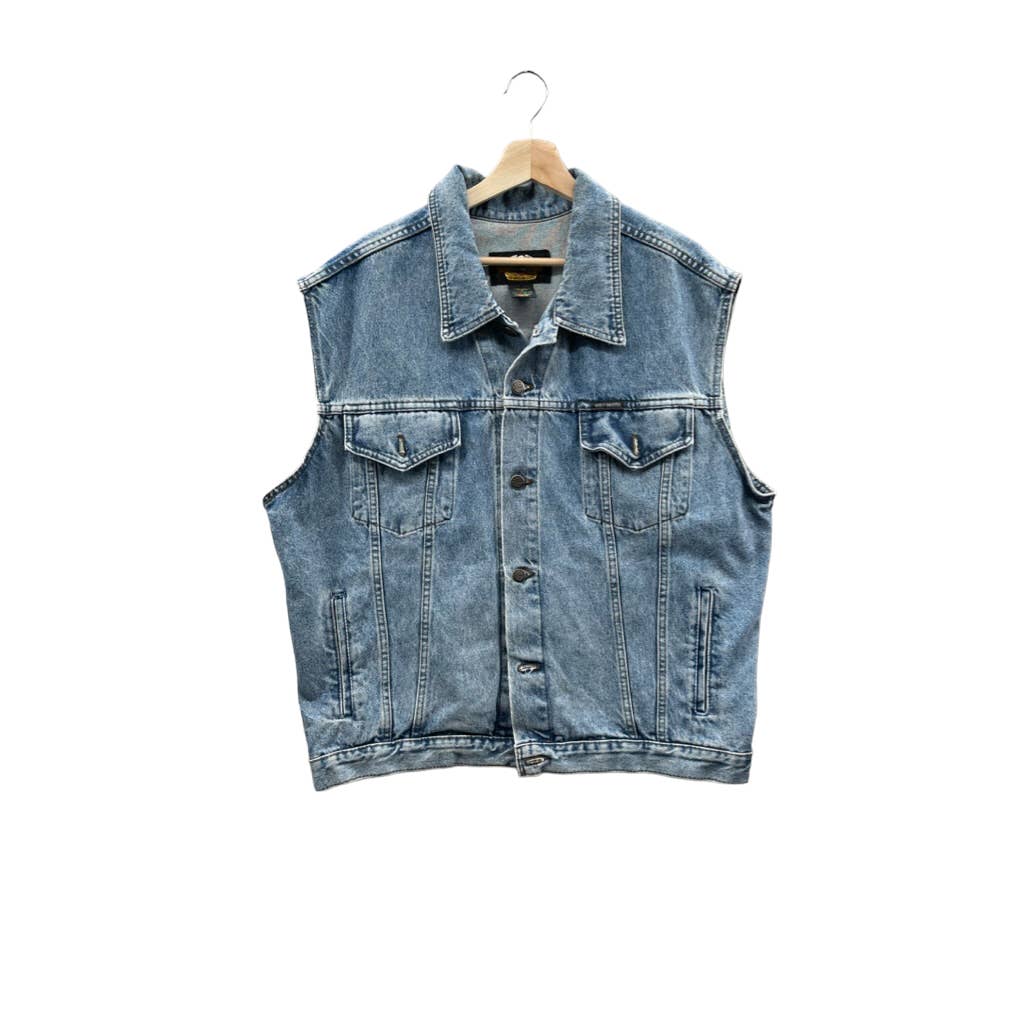 Vintage 1990's Harley-Davidson Denim Vest