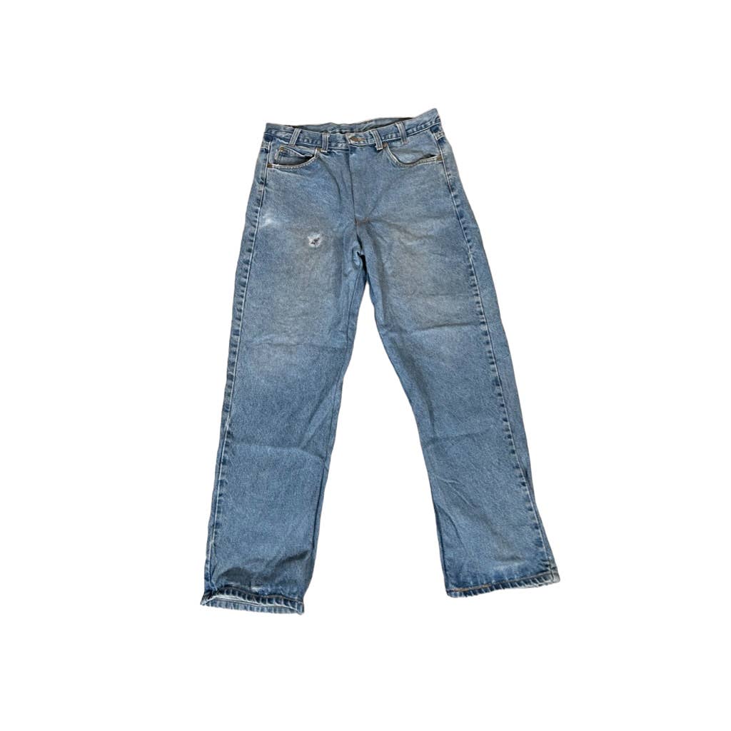 Vintage Carhartt Distressed Light Blue Denim Jeans 32x28