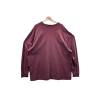 Vintage Carhartt Essential Burgundy L/S Pocket T-Shirt