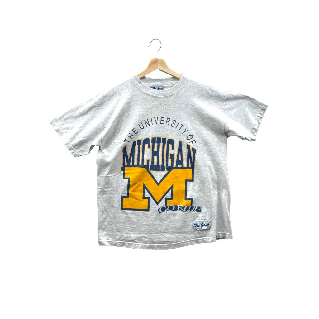 Vintage 1990's University of Michigan Big Logo College T-Shirt