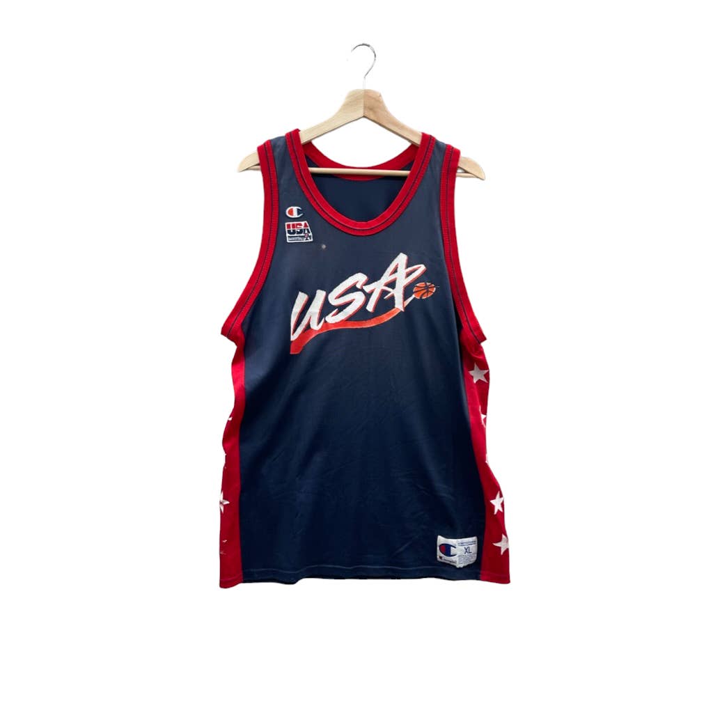 Vintage 1990's Champion USA Basketball Team Jersey