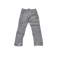 Vintage Carhartt Distressed Light Grey Work Pants
