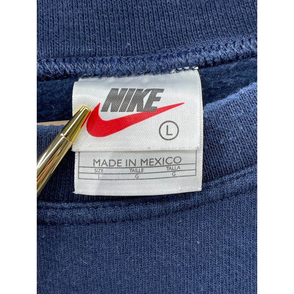Vintage 1990's Nike Embroidered Swoosh Essential Crewneck