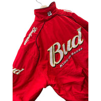 Vintage 1990's Budweiser NASCAR Racing Dale Earnhardt Jr. Racing Jacket