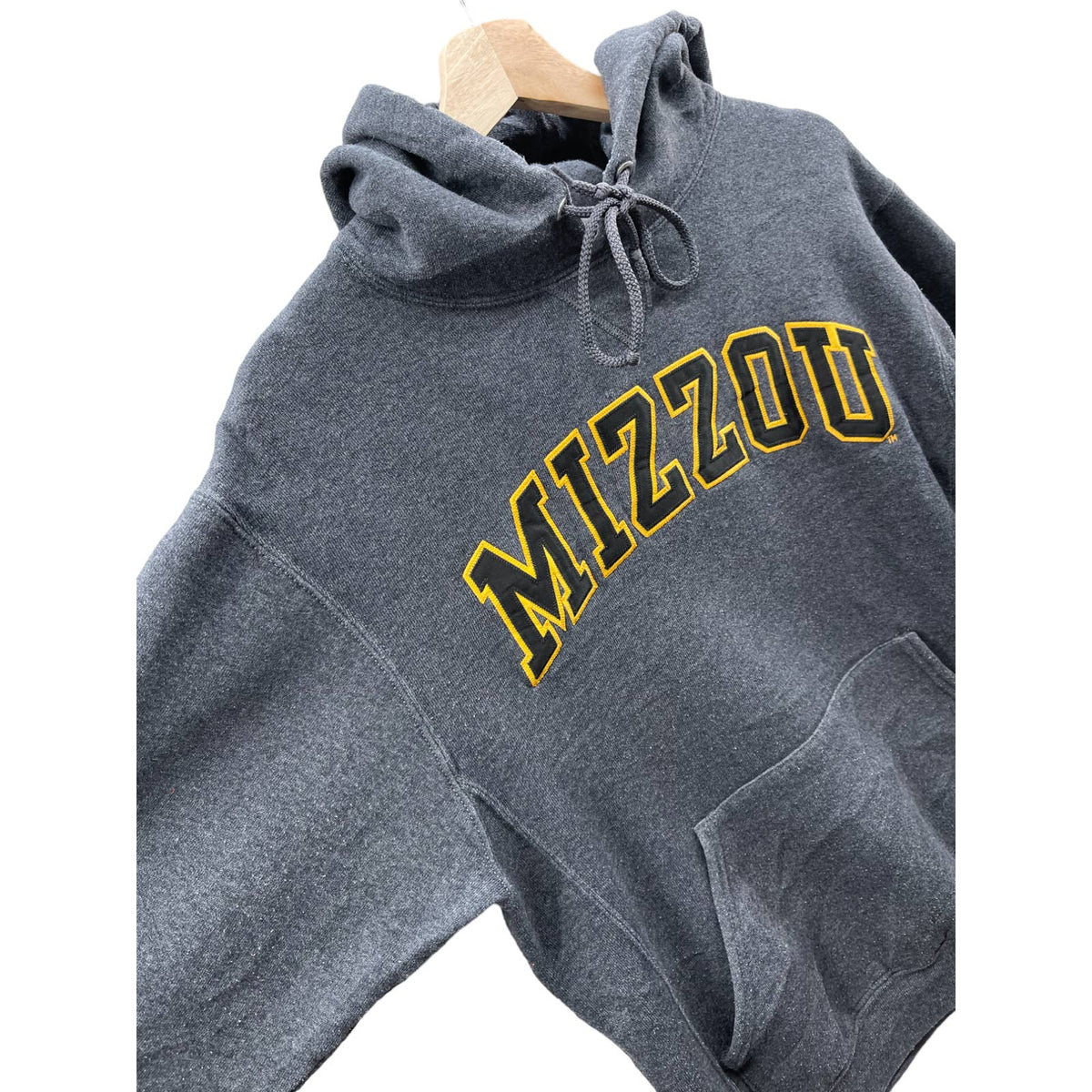 Vintage 1990's Russell Athletic Mizzou College Embroidered Hoodie