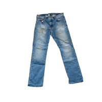 Vintage Carhartt Distressed Blue Denim Jeans 34x30