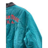 Vintage Carhartt Green Quilt Lined Workwear Zip Up Jacket