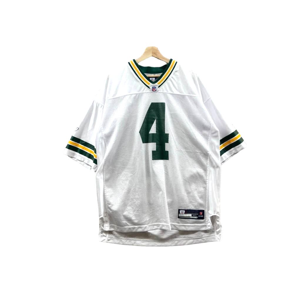 Vintage Reebok Green Bay Packers Brett Favre NFL Away Jersey