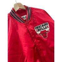 Vintage 1990's Chicago Bulls Chalk Line Varsity Bomber Jacket