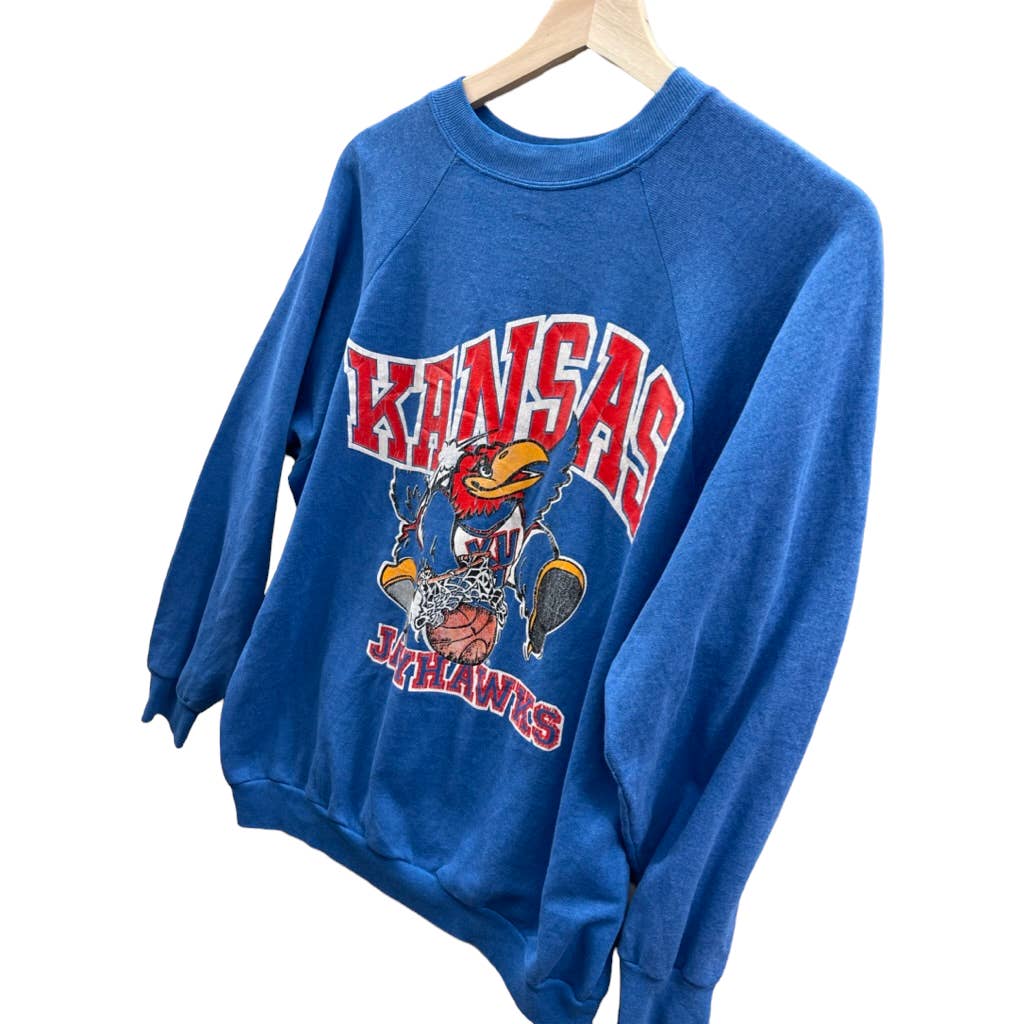 Vintage 1990's Kansas Jayhawks Basketball Crewneck