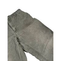 Vintage 1990's Carhartt Distressed Dark Olive Carpenter Pants