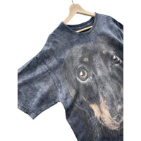 The Mountain Tie Dye Dog Animal Nature Graphic T-Shirt