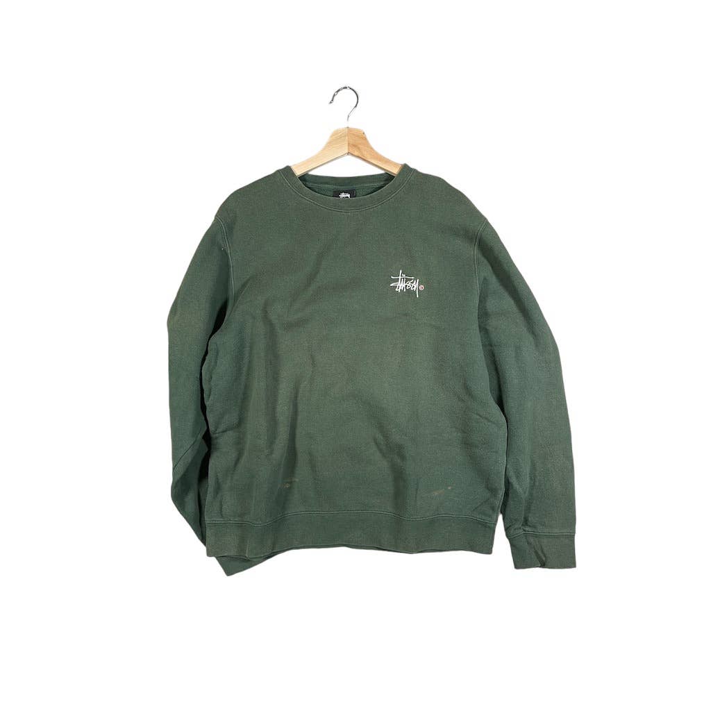 Vintage 1990's Stussy Essential Logo Crewneck