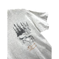 Vintage 1990's Wisconsin Wilderness Timber Wolves Graphic T-Shirt