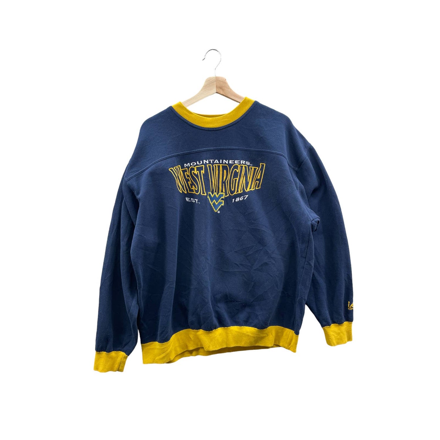 Vintage 1990's West Virginia Mountaineers Lee Sport College Crewneck