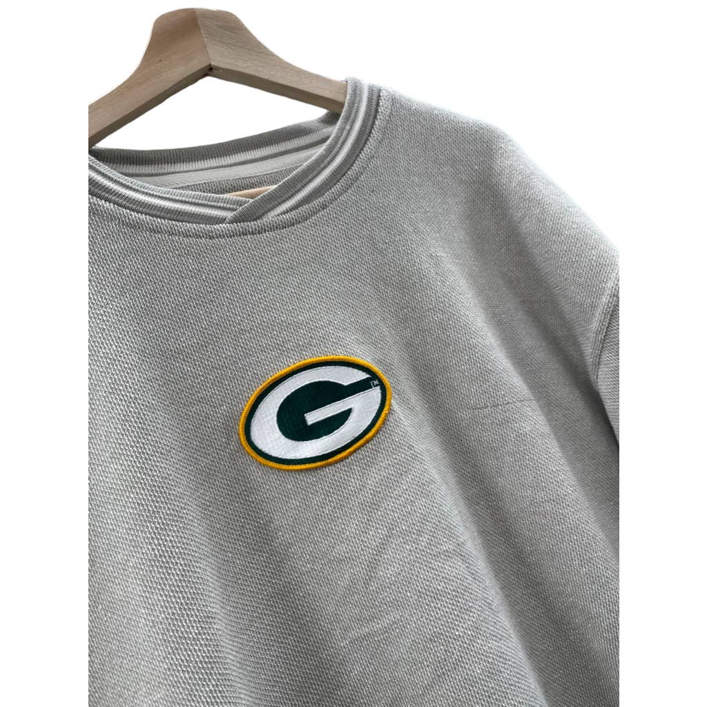 Vintage 1990's Green Bay Packers Center Logo Knit Crewneck