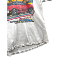 Vintage 1995 Super Chevy Show Car Distressed Graphic Racing T-Shirt