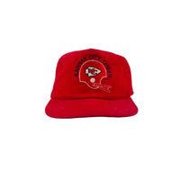 Vintage 1990's Kansas City Chiefs Corduroy Snapback Hat