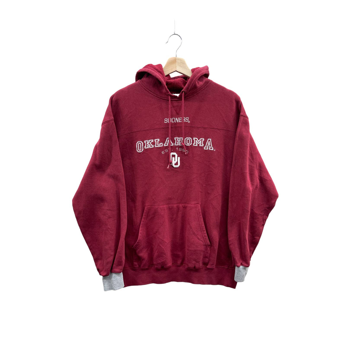 Vintage 1990's Oklahoma Sooners Embroidered Hoodie