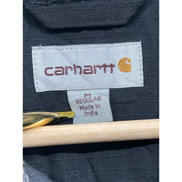 Vintage Carhartt Flannel Lined Work Canvas Shirt Jacket