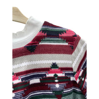 Vintage 1990's Blair Southwest Aztec Mock Neck Fleece Pullover