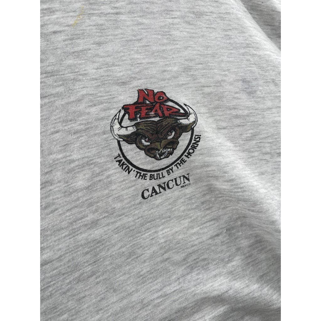 Vintage 1990's No Fear Cancun Graphic T-Shirt