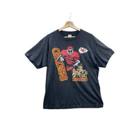 Vintage 1990's Kansas City Chiefs Defense Distressed Graphic T-Shirt