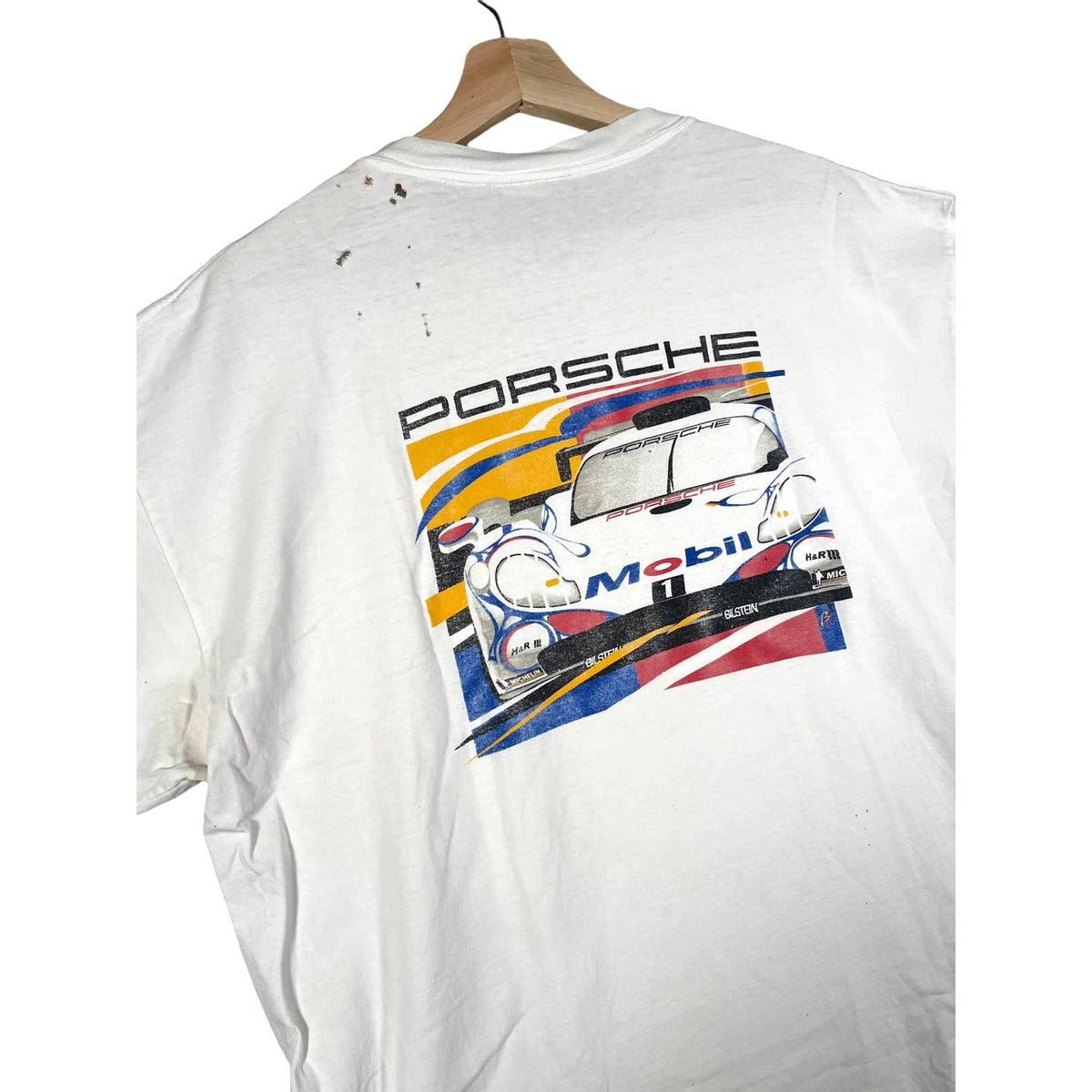 Vintage 1990's Porsche Distressed Cup Series Racing T-Shirt