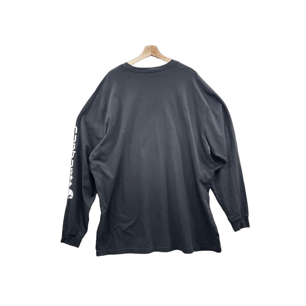 Carhartt Essential Black L/S Graphic Loose Fit T-Shirt