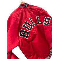 Vintage 1990's Chicago Bulls Chalk Line Varsity Bomber Jacket
