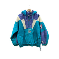 Vintage 1990's Charlotte Hornets Starter Puffer Zip Up NBA Jacket