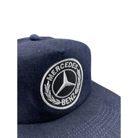 Vintage 1990's Mercedes Benz YoungAn Denim Snapback Hat