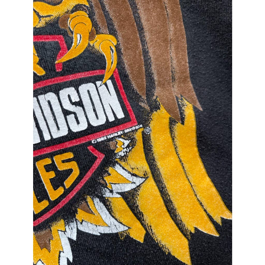 Vintage 1990's Harley-Davidson Distressed Eagle Graphic Crewneck