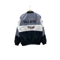 Vintage 1990's Mercedes Benz Warsteiner F1 Racing Bomber Jacket