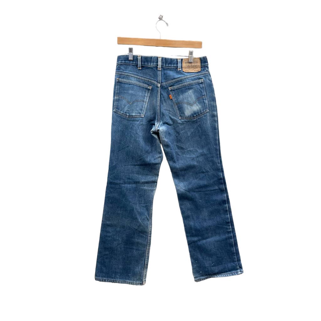 Vintage 1990's Levi's Orange Tab Dark Wash Denim Jeans