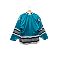 Vintage 1990's CCM Authentic San Jose Sharks NHL Hockey Jersey