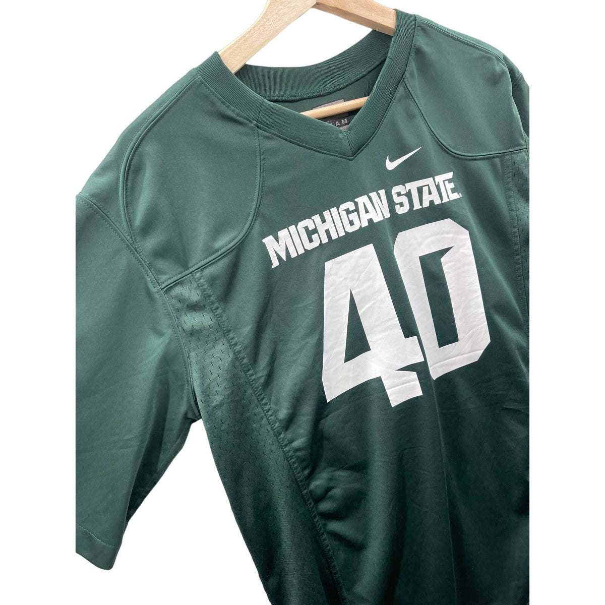 Vintage Nike Michigan State #40 Youth College Football Team Jersey