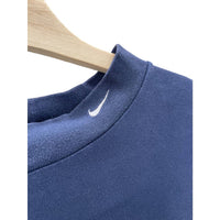 Vintage 2000's Nike Swoosh Navy Mockneck Longsleeve T-Shirt