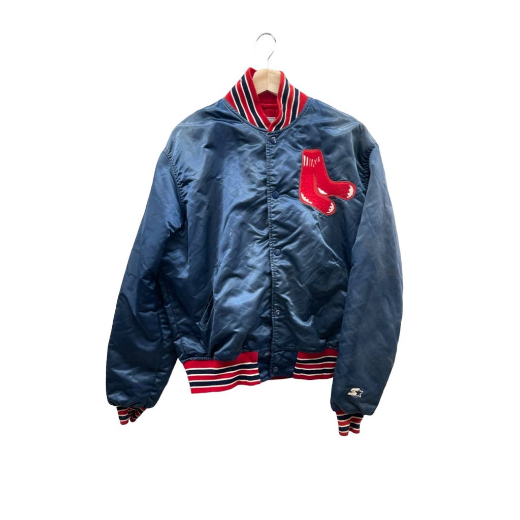 Vintage 1990's Boston Red Sox Starter Baseball Bomber Jacket