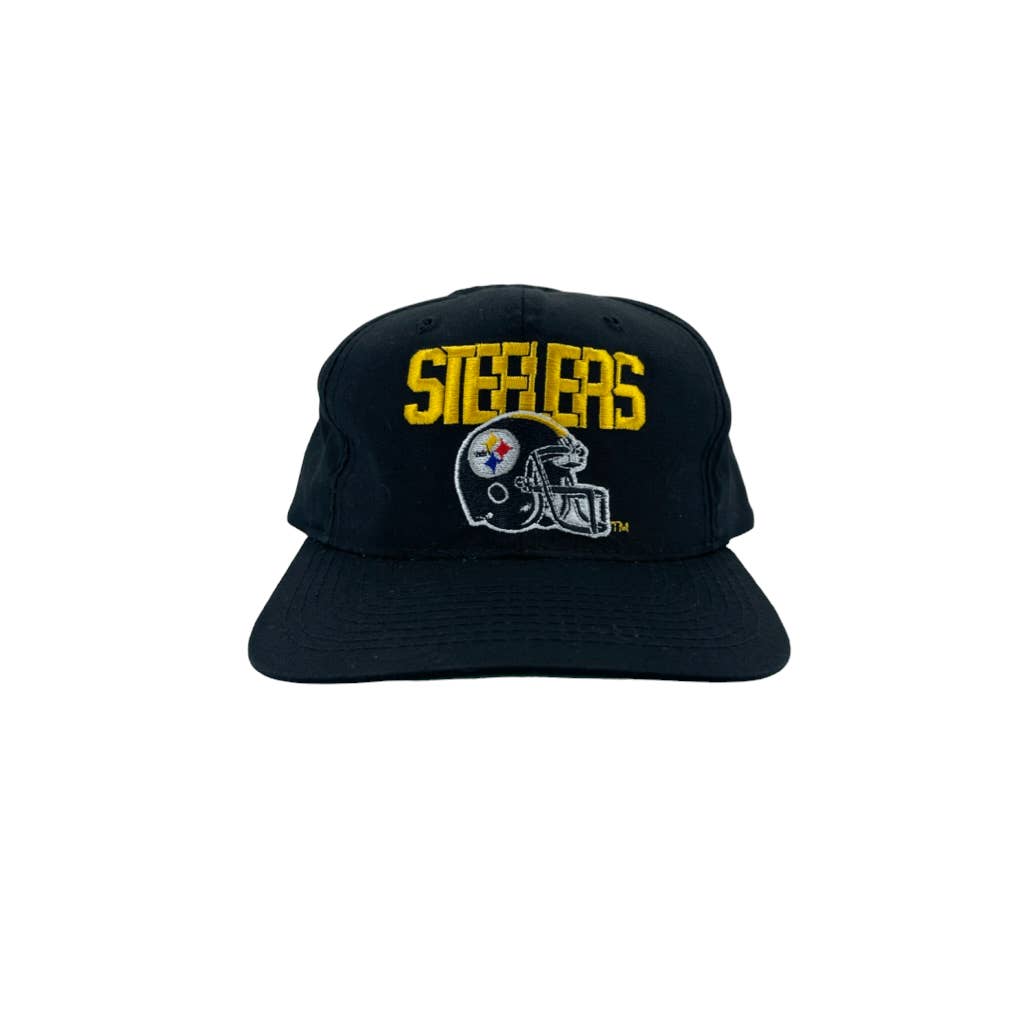 Vintage 1990's Pittsburgh Steelers New Era Team Logo Snapback Hat