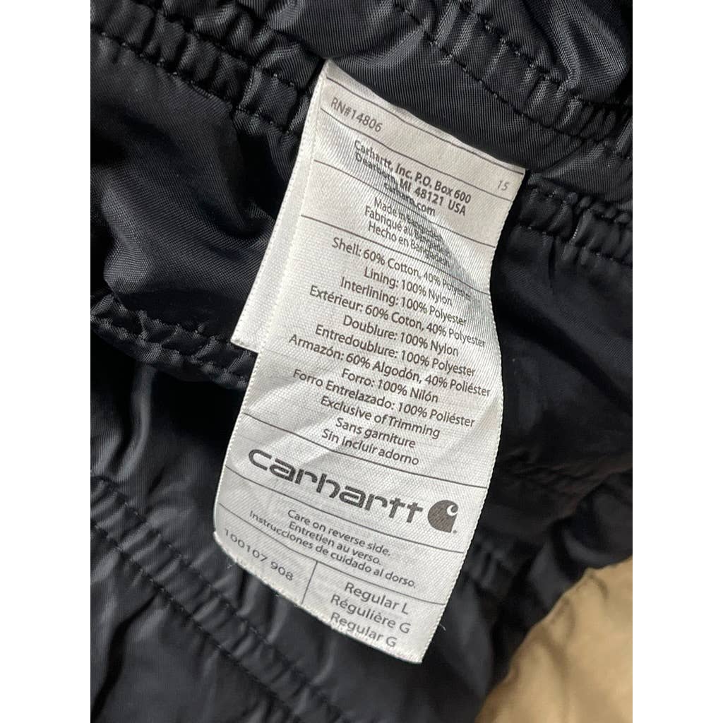 Vintage Carhartt M65 Quick Duck Insulated Full Zip Jacket