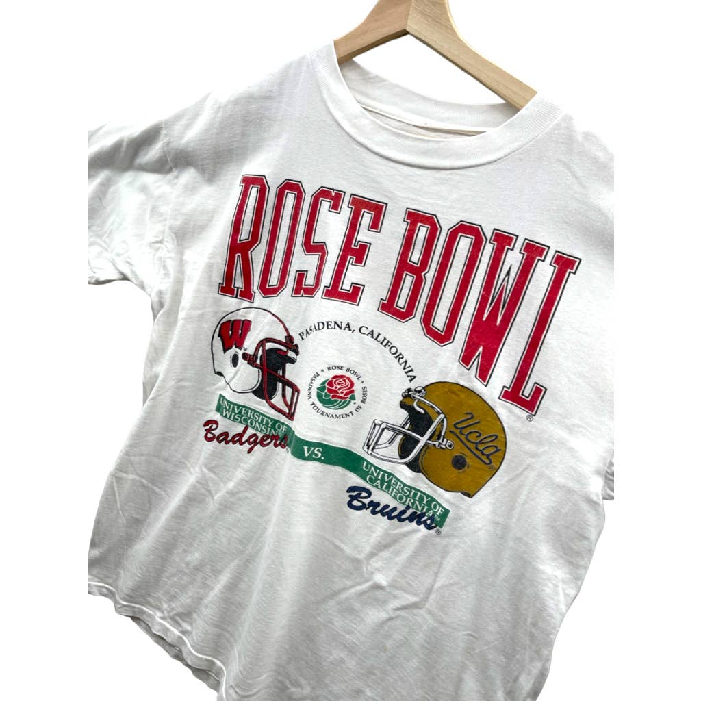 Vintage 1990's Rose Bowl Wisconsin v UCLA College Football T-Shirt