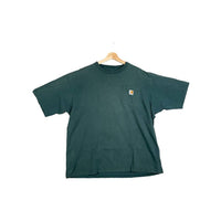 Vintage 1990's Carhartt Distressed Green Pocket T-Shirt