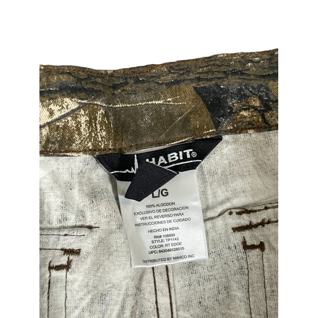 Habit Men's Light Oak Adjustable Wide Leg Realtree Pants 36x31